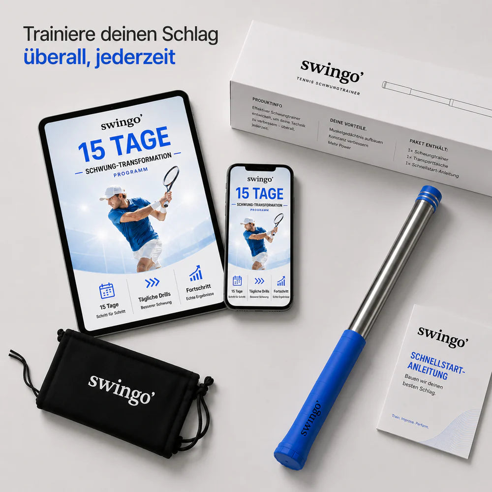 Produktfoto: der komplette Swingo, freigestellt auf hellem Hintergrund